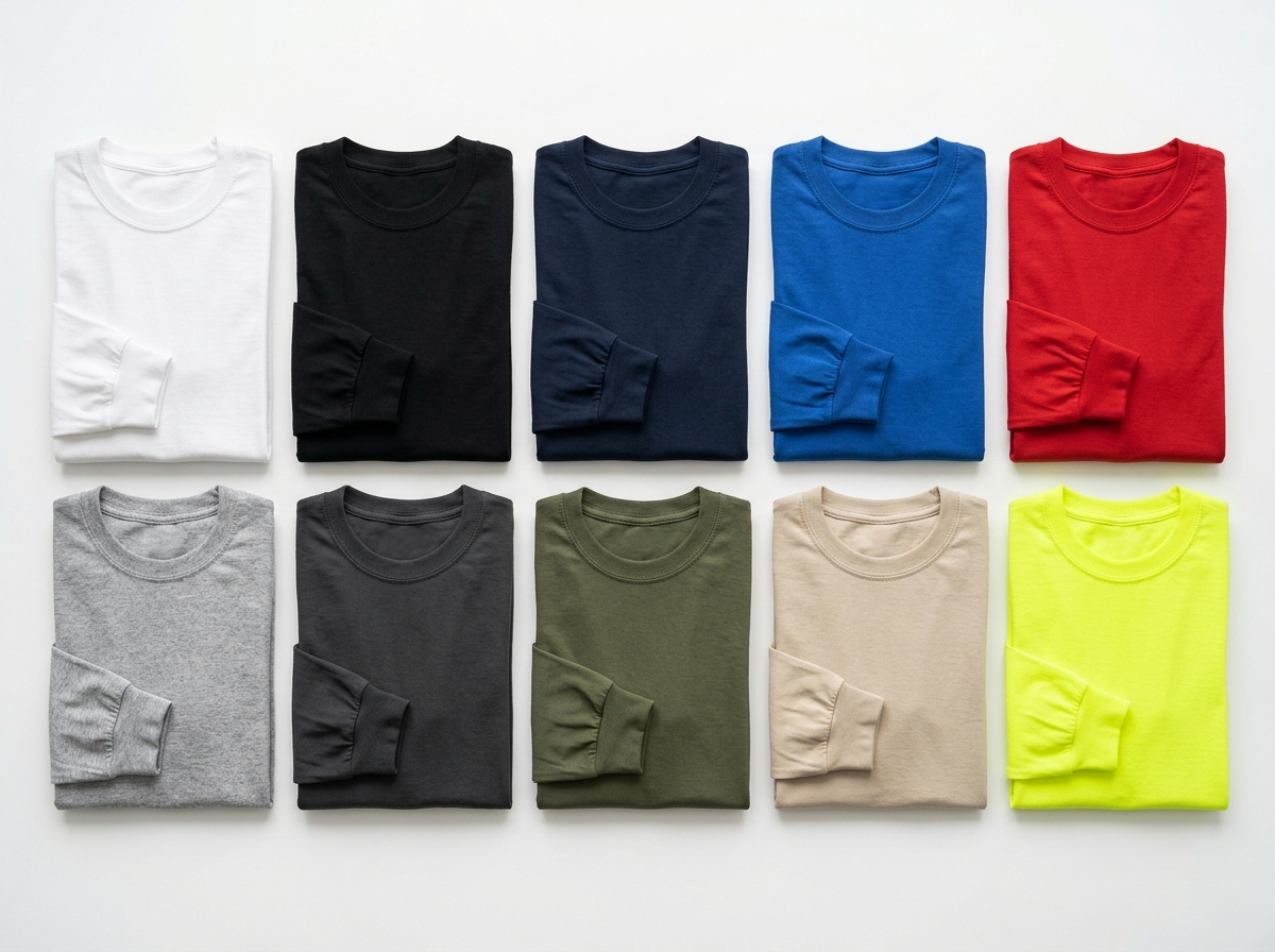 Polos Manga Larga EUTEX 10 Colores
